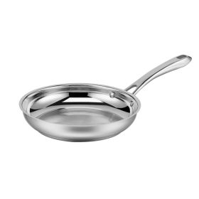 10" Stainless Steel Skillet (Color: Stainless Steel)